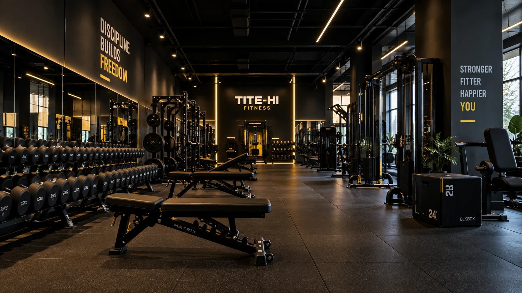 Tite-Hi Fitness gym training area